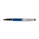 Роллерная ручка Waterman Blue Obsession, цвет - никель/синий лак, перо - нержавеющая сталь