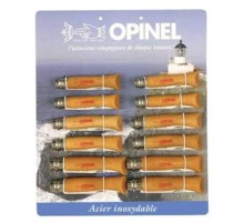 Набор-дисплей Opinel T095 из 12 ножей разных размеров из нержав стали, 000938