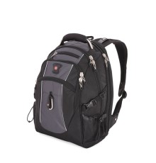 Рюкзак WENGER, 15”,черный/серый, полиэстер 900D/420D/М2 добби, 34x23x48 см, 38 л