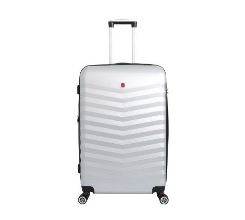 Чемодан SWISSGEAR FRIBOURG, серебристый, АБС-пластик, 45x27x66 см, 64 л