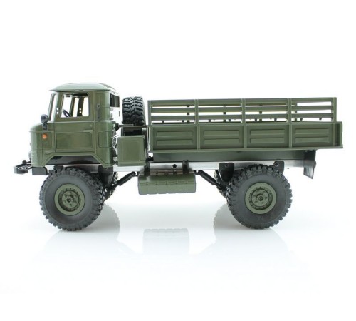 Радиоуправляемая машина WPL ГАЗ-66 грузовая (зеленая) 4WD 2.4G 1/16 KIT