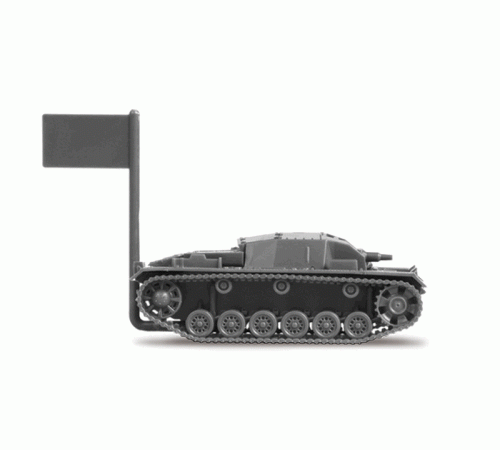 Сборная модель ZVEZDA Немецкое штурмовое орудие Stug-III Ausf.B, 1/100