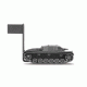 Сборная модель ZVEZDA Немецкое штурмовое орудие Stug-III Ausf.B, 1/100