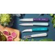 Набор ножей Opinel Les Essentiels Art deco, нержавеющая сталь, (4 шт./уп.), 001939