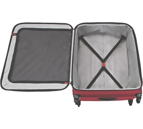 Чемодан VICTORINOX Hybri-Lite™ 20, красный, нейлон 1000D/поликарбонат, 37x20x51 см, 34 л