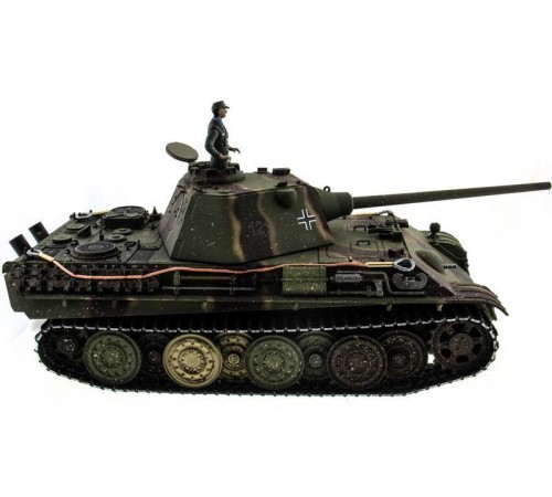 Р/У танк Taigen 1/16 Panther type F (Германия) HC версия, башня на 360, подшипники в ред., V3 2.4G RTR