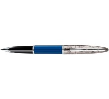 Перьевая ручка Waterman Blue Obsession. Перо - золото 18К, покрытое родием