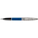 Перьевая ручка Waterman Blue Obsession. Перо - золото 18К, покрытое родием