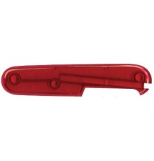 Задняя накладка для ножей VICTORINOX 91 мм, пластиковая, полупрозрачная красная
