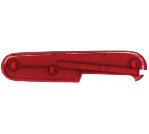 Задняя накладка для ножей VICTORINOX 91 мм, пластиковая, полупрозрачная красная