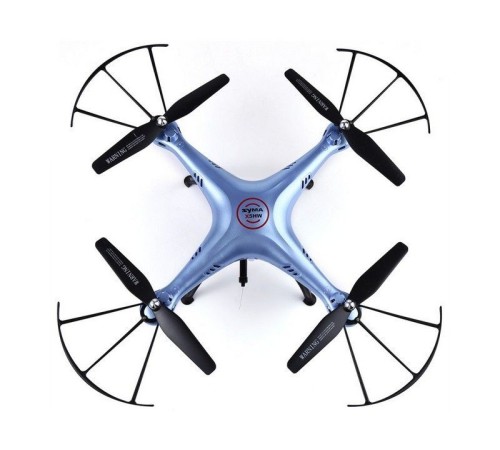 Р/У квадрокоптер Syma X5HW (голубой) с FPV трансляцией Wi-Fi, барометр 2.4G RTF
