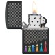 Зажигалка ZIPPO Chess Pieces с покрытием Black Matte, латунь/сталь, черная 38x13x57 мм