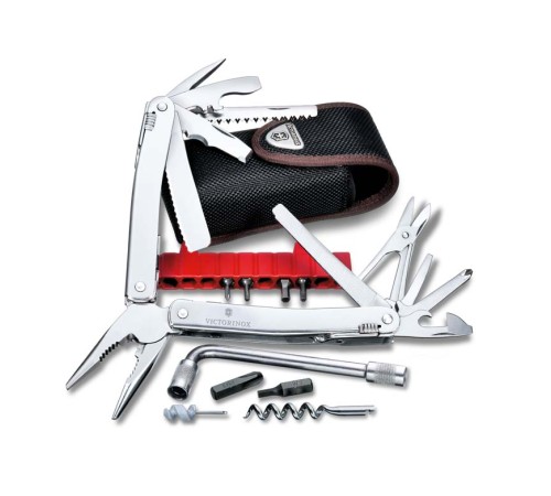 Мультитул VICTORINOX SwissTool Spirit XC Plus, 105 мм, 37 функций, в нейлоновом чехле