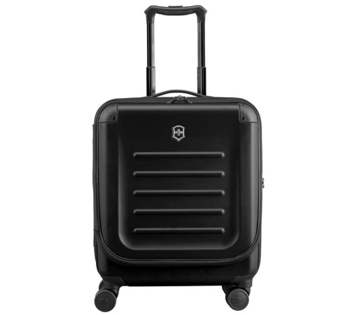 Чемодан VICTORINOX Spectra™ Dual-Access 2.0, чёрный, поликарбонат Bayer, 42x25x55 см, 37 л