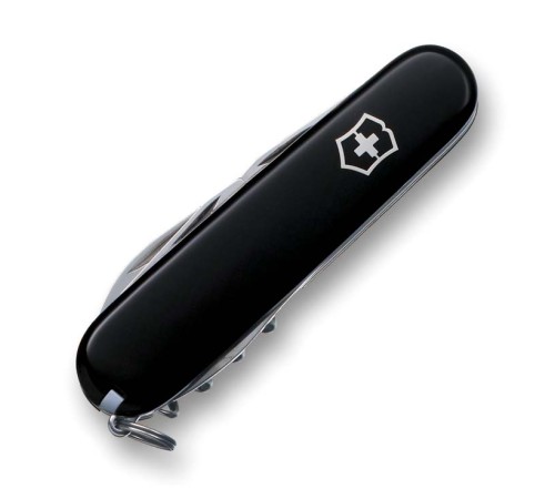 Нож перочинный VICTORINOX Spartan, 91 мм, 12 функций, чёрный