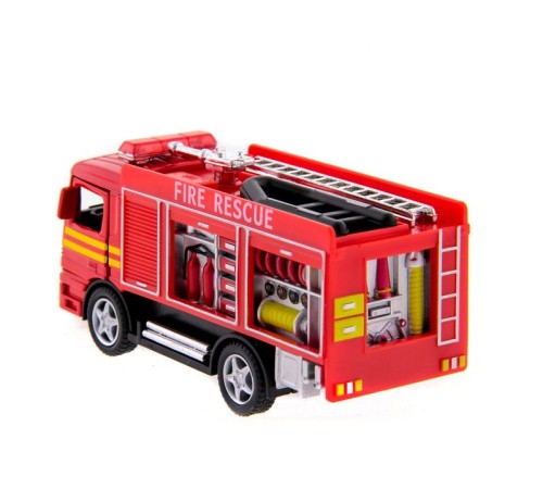 Машина Kinsmart Пожарная машина Rescue Fire Engine инерция (1/12шт.) б/к