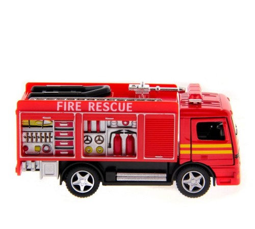 Машина Kinsmart Пожарная машина Rescue Fire Engine инерция (1/12шт.) б/к