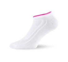 Носки Lasting ARA 2 пары 003, cotton+nylon, белый с розовой полоской, размер M , ARA2003-M