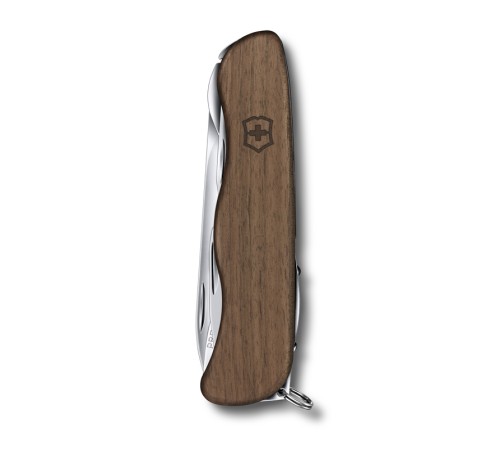 Нож перочинный VICTORINOX Forester, 111 мм, 10 функций, с фиксатором лезвия, деревянная рукоять