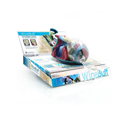 Салфетка из микрофибры для натирки стекла Soiree Home France Wine Map