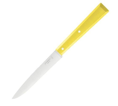 Нож столовый Opinel №125, нержавеющая сталь, желтый, 002043