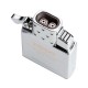 Газовый вставной блок для широкой зажигалки Zippo, двойное пламя, нержавеющая сталь