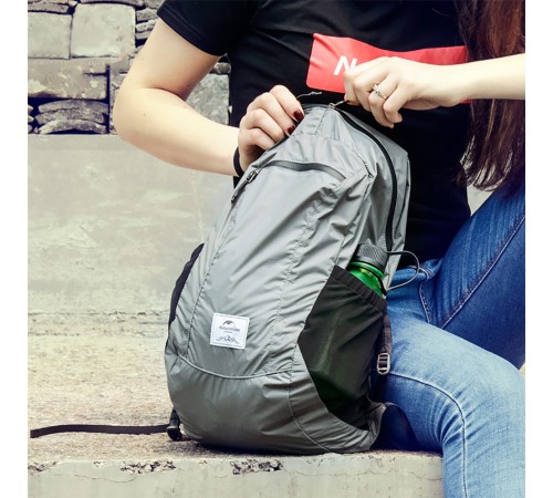 Рюкзак компактный Naturehike 18L NH17A012-B Ultra-Light серый