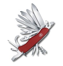 Нож перочинный VICTORINOX WorkChamp XL, 111 мм, 31 функция, с фиксатором лезвия, красный