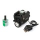 Фонарь подствольный пистолетный SKYWOODS RACCOON DOUBLE LASER, 360 люмен, ЛЦУх2 красн/зел