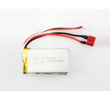 Аккумулятор Li-Po WL Toys 1500mAh, 7,4V T-plug