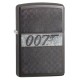 Зажигалка ZIPPO James Bond 007™ с покрытием Black Ice®, латунь/сталь, чёрная, глянцевая, 38x13x57 мм