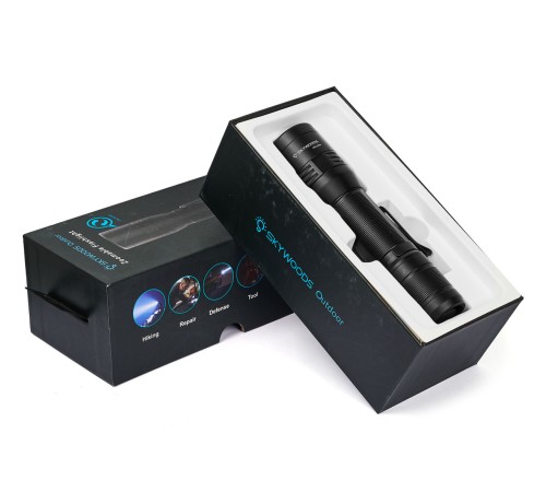 Ручной фонарь SKYWOODS WILD, 2500 люмен, USB-Type C, холодный свет, IP67