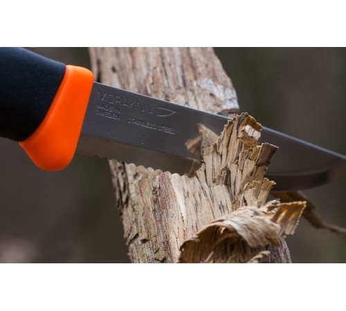 Нож Morakniv Companion F Serrated, нержавеющая сталь, 11829
