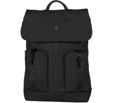 Рюкзак VICTORINOX Altmont Classic Flapover Laptop 15'', чёрный, полиэфирная ткань, 28x14x43 см, 13 л
