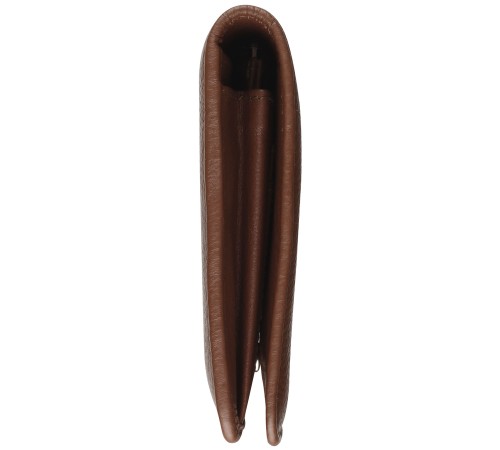 Кошелёк женский BUGATTI Lady Top, коньячный, натуральная воловья кожа, 19,5х2х11,2 см