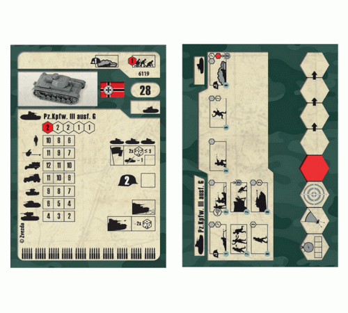 Сборная модель ZVEZDA Немецкий средний танк Pz.Kp.fw.III G, 1/100