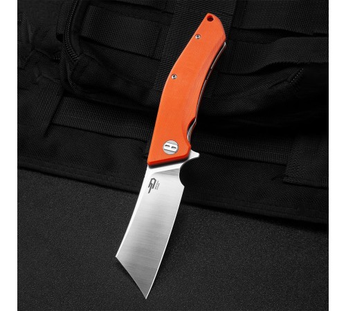 Нож Bestech Cubic сталь D2, рукоять G10 оранжевая