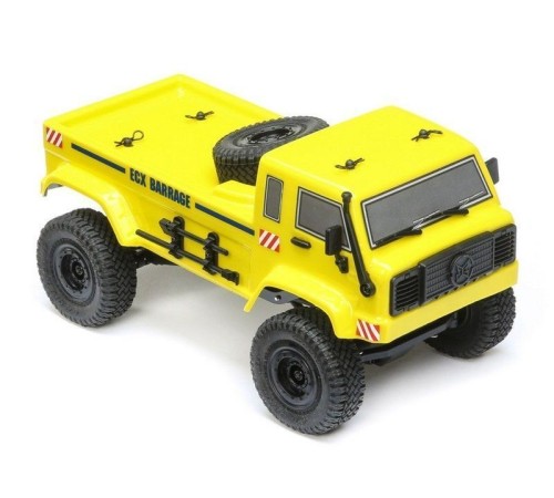 Краулер ECX 1:24 Scaler Crawler Barrage UV 4WD, электро, RTR (желтый)