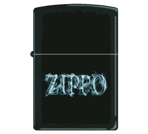 Зажигалка ZIPPO с покрытием Black Matte, латунь/сталь, чёрная, матовая, 38x13x57 мм
