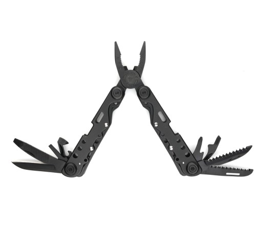 Мультитул Stinger, сталь (черный), 13 инструментов, нейлоновый чехол, коробка картон