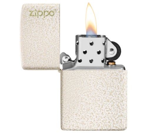 Зажигалка ZIPPO Classic с покрытием Mercury Glass, латунь/сталь, бежевая, матовая, 38x13x57 мм