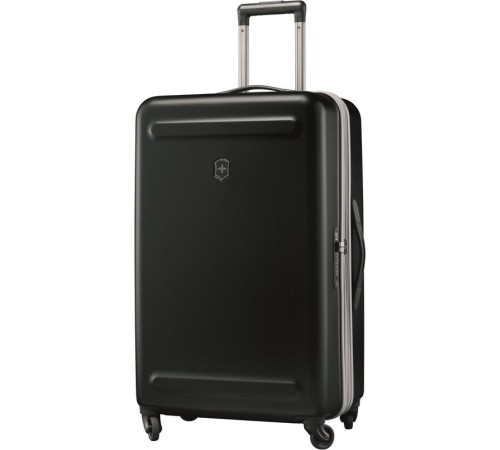 Чемодан VICTORINOX Etherius, чёрный, поликарбонат Bayer, 47x31x75 см, 78 л