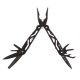 Мультитул Stinger, сталь/алюминий (черный), 12 инструментов, нейлоновый чехол, коробка картон