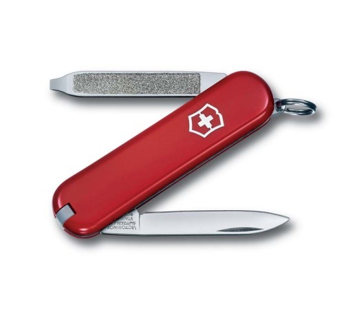 Нож-брелок VICTORINOX Escort, 58 мм, 6 функций, красный