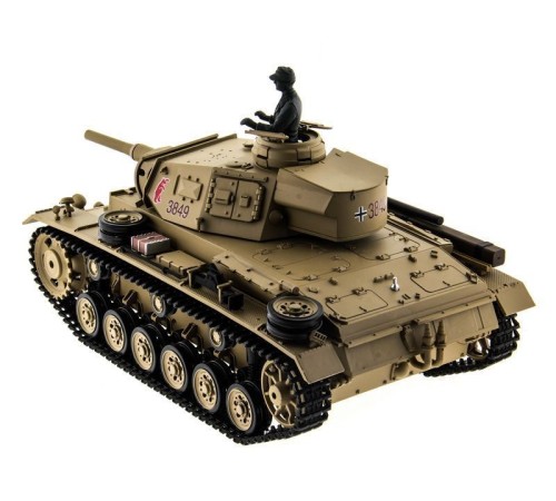 Радиоуправляемый танк Heng Long Panzer III type H Original V6.0  2.4G 1/16 RTR