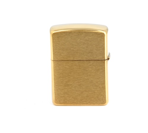 Зажигалка ZIPPO Armor™ с покрытием Brushed Brass, латунь/сталь, золотистая, матовая, 38x13x57 мм