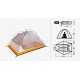 Палатка  Naturehike сверхлегкая + коврик NH18A180-D, оранжевая, 6927595731949