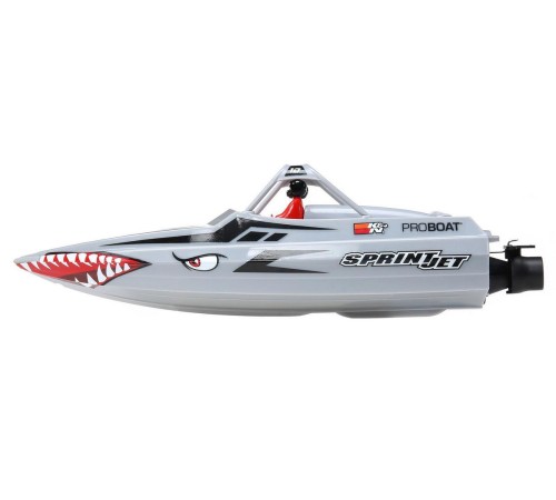 Радиоуправляемый катер ProBoat Sprintjet 9-inch Self-Right Jet Boat (серебряный) RTR