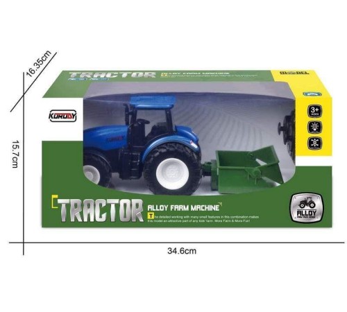 Р/У фермерский трактор Korody с самосвальным кузовом, мет. кузов 1/24 2.4G 6CH RTR