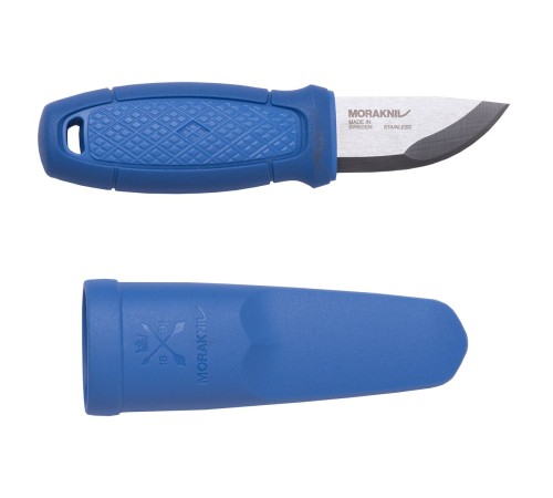 Нож Morakniv Eldris, нержавеющая сталь, цвет зеленый, с ножнами, 12651